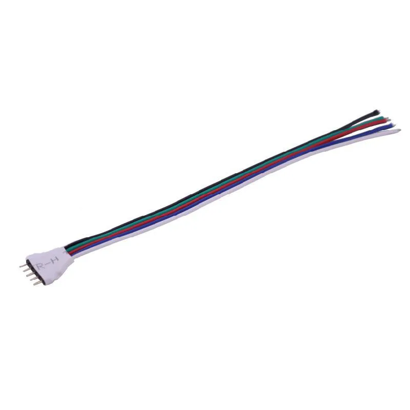 5 контактный игольчатый Штекерный кабель для smd 5050 RGBW RGBWW контактная Светодиодная