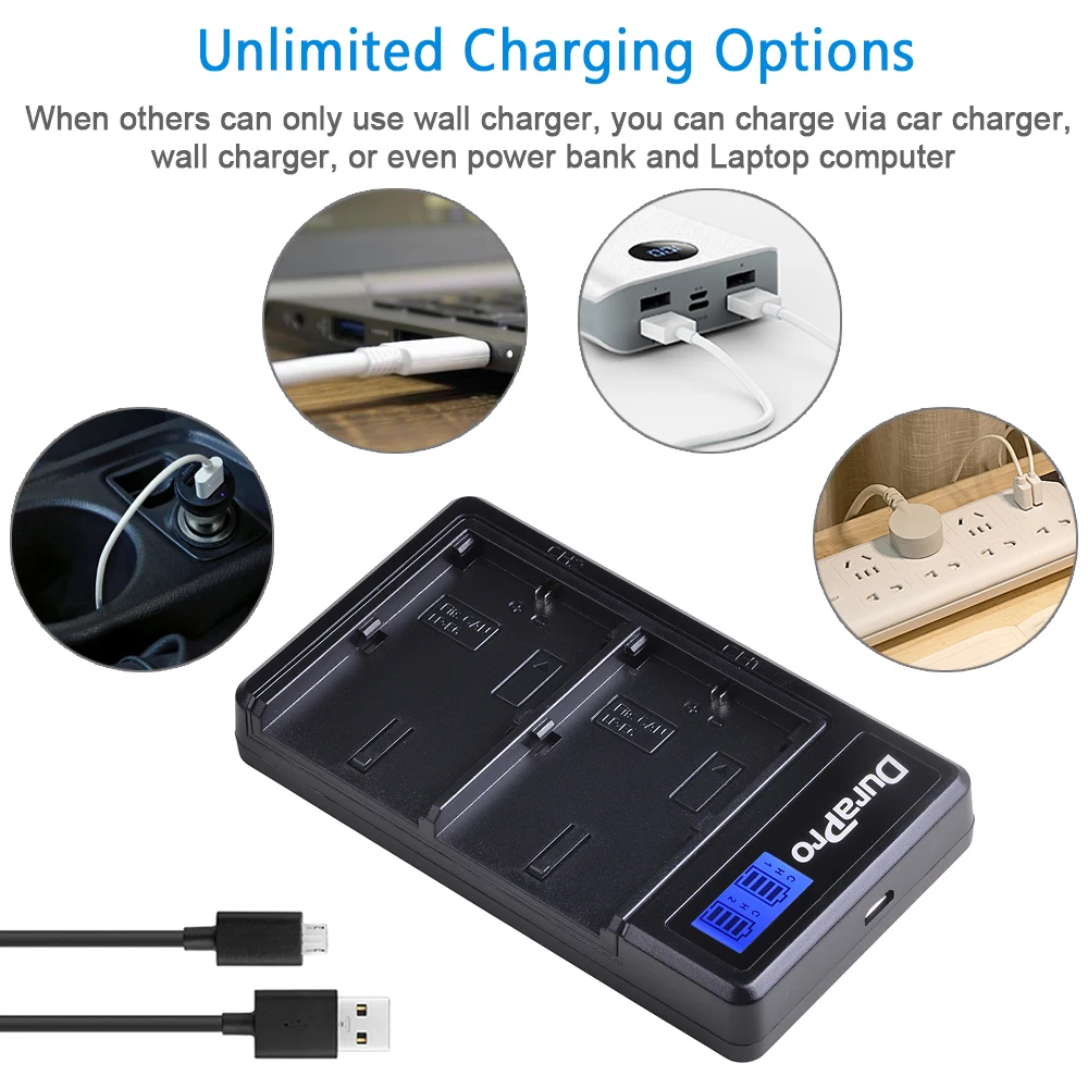 2 шт. аккумуляторные батарейки 2000 мАч с ЖК-дисплеем | Электроника