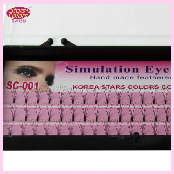 

40 trays Wholesale Price Eyelashes 0.10mm C Curl silk Makeup eyelash extensions Single Lashe Planting Natural
