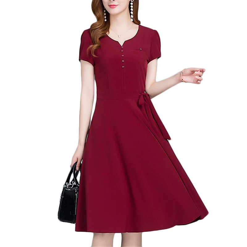 Новое Женское Повседневное платье лето 2019 корейские длинные модные женские