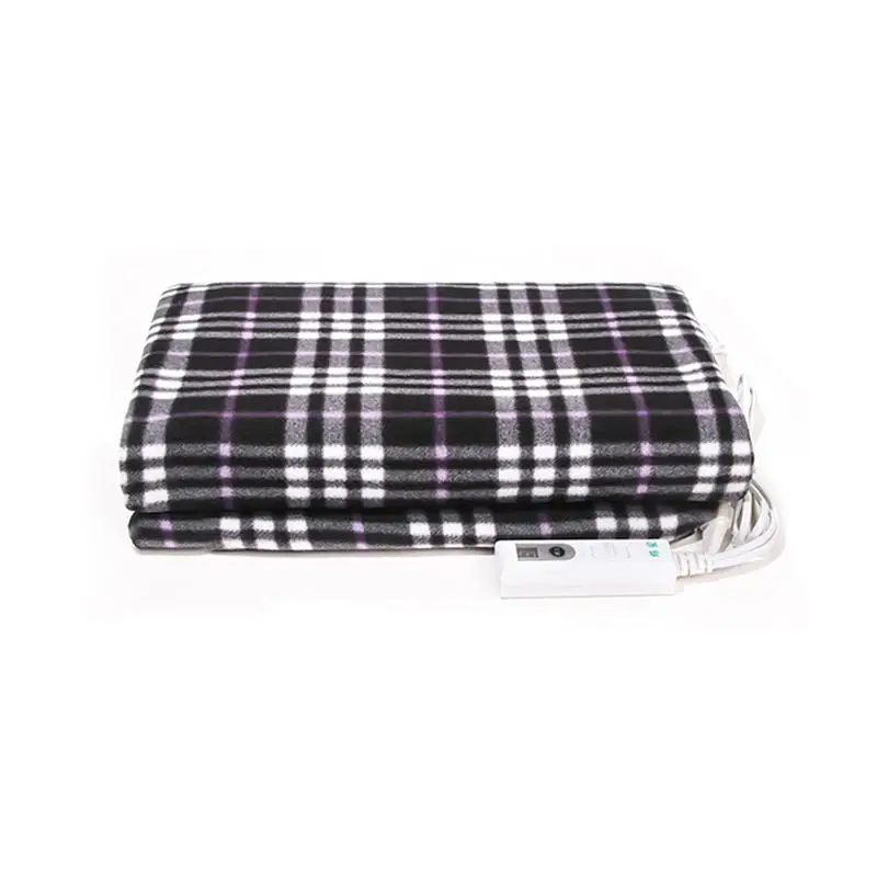 Black gray plaid Многофункциональное электрическое нагревательное одеяло, коврик, наколенник, теплое одеяло, инфракрасное горячее компрессионное терапевтическое одеяло, ковры, США - Цвет: Black gray plaid