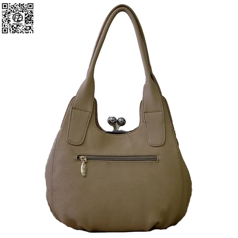 Обладает брендом мягкая женская сумка через плечо с застежкой | Багаж и сумки