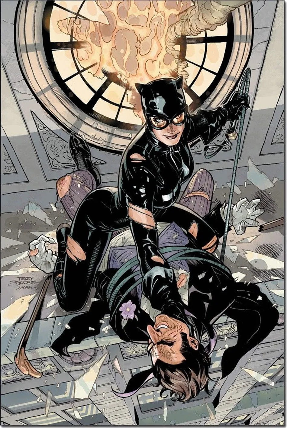 Catwoman чудеса 1 панель украшение на стену живопись маслом плакат Холст Картина