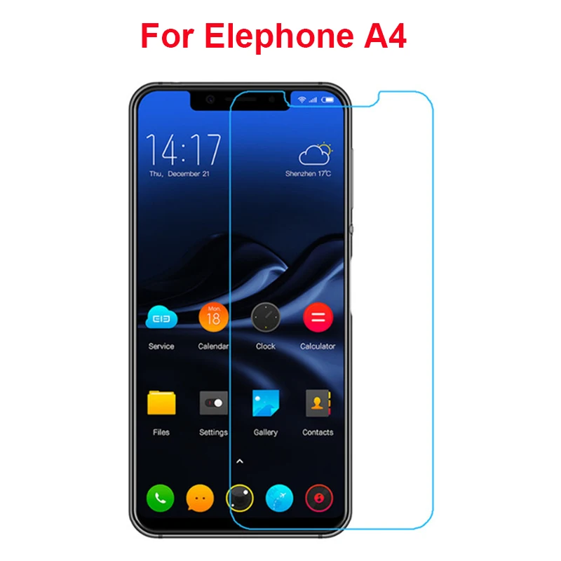 2 шт. ультратонкий мобильный телефон-пленка для Elephone A4 защита экрана Защитное