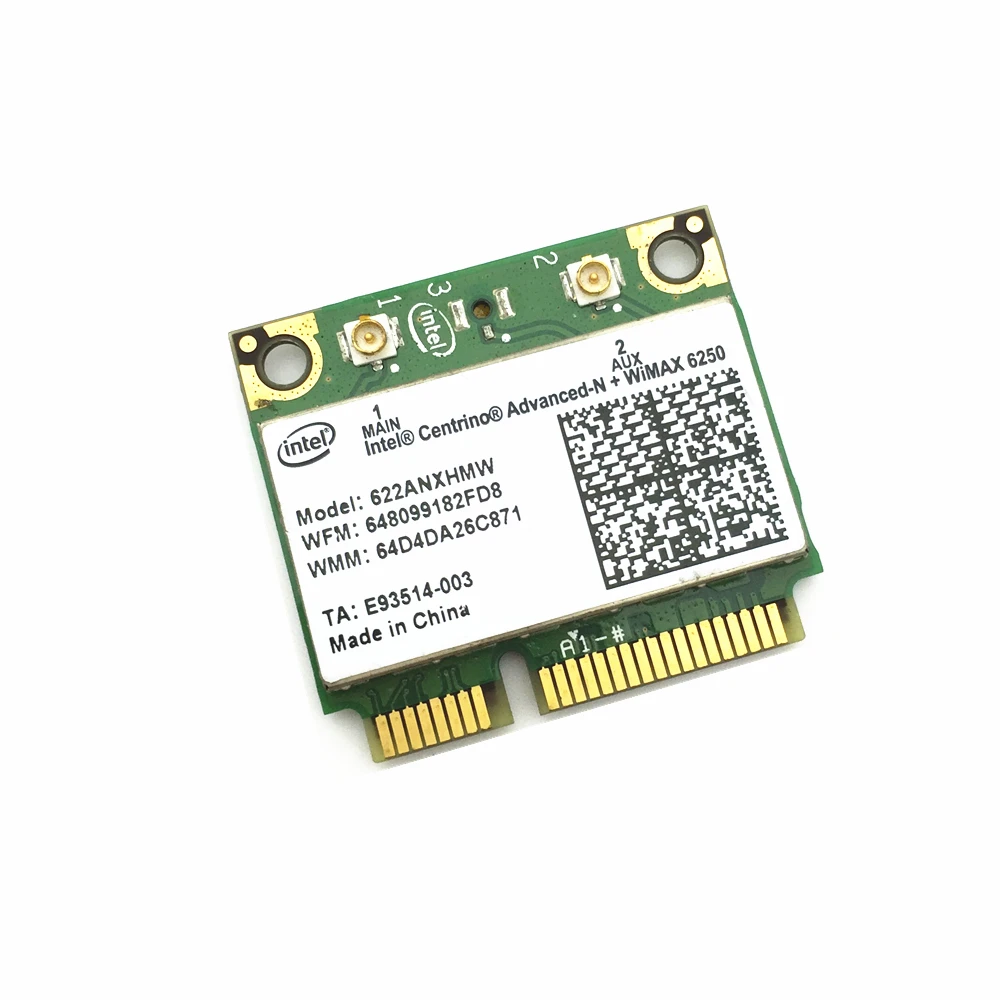 Беспроводная карта для centino Advanced N + WiMAX Intel 6250 беспроводная мини PCI E