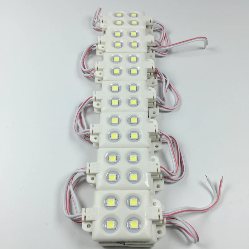 20 светодиодный шт./лот впрыска модуль 5050 smd 4 LED 12 В 0 96 Вт водостойкий IP66 для знака и