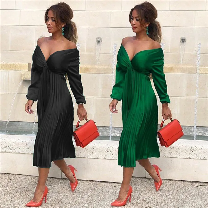 Women Summer Sexy Bohemian Long Elegant Sundress Off Shoulder Maxi dress Evening Cocktail Party Beach Dress | Женская одежда