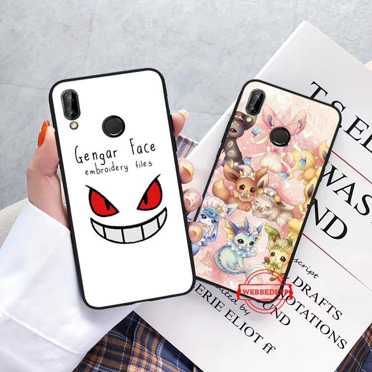 Силиконовый чехол Pika Go PokeBall с животными для Huawei P8 Lite 2015 2017 P9 2016 Mimi P10 P20 Pro P Smart 2019 P30 |