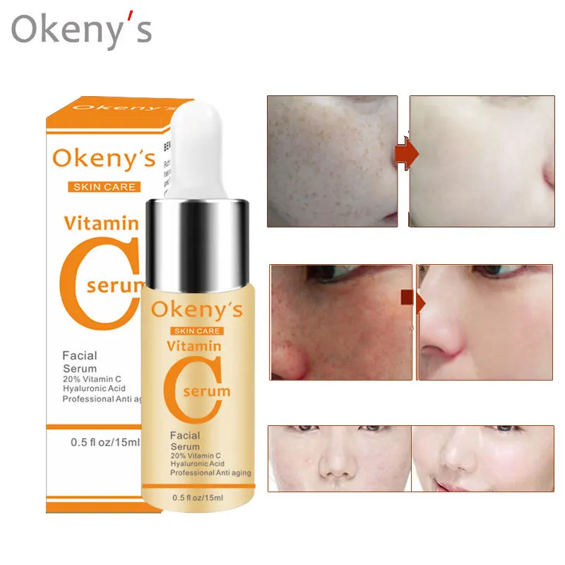 Горячая Распродажа Витамин С эссенция уход за кожей отбеливающая сывороточная