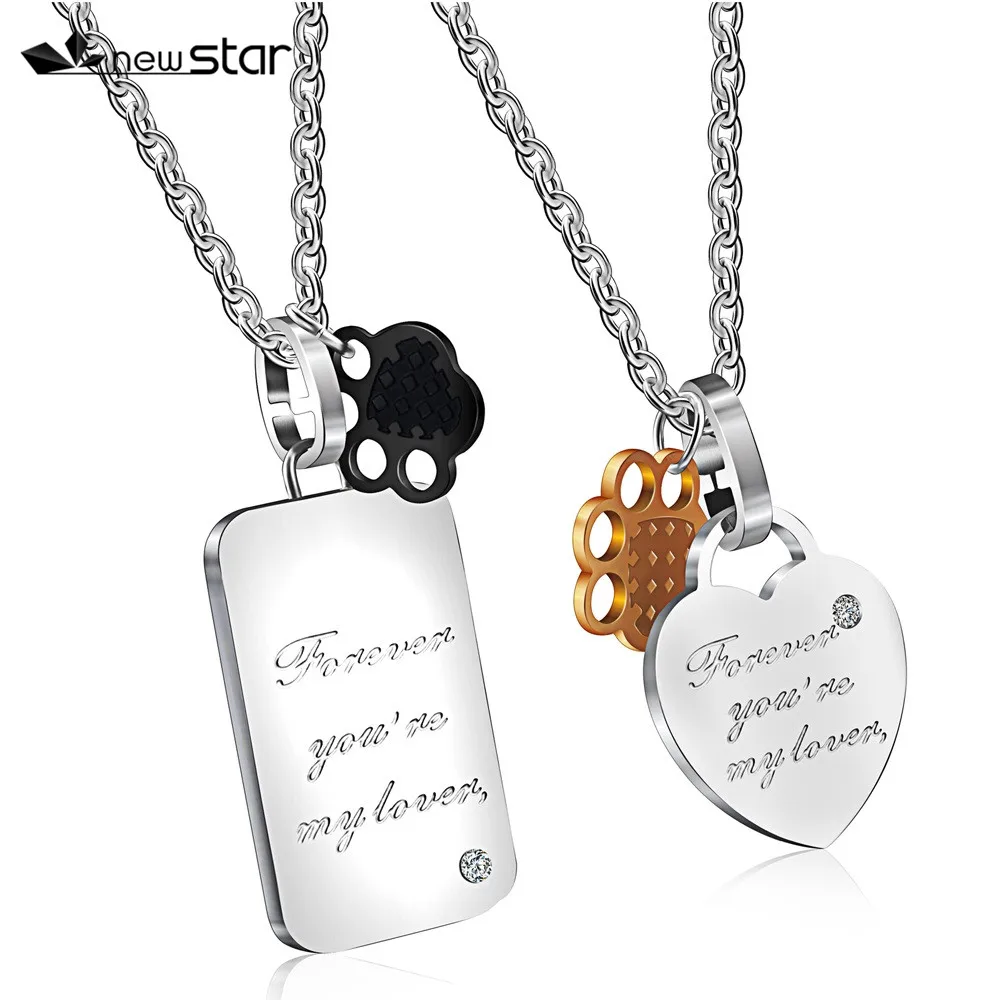 Подвеска &quotForever you are my Love&quot с подвеской в виде собачки и сердца ожерелье из