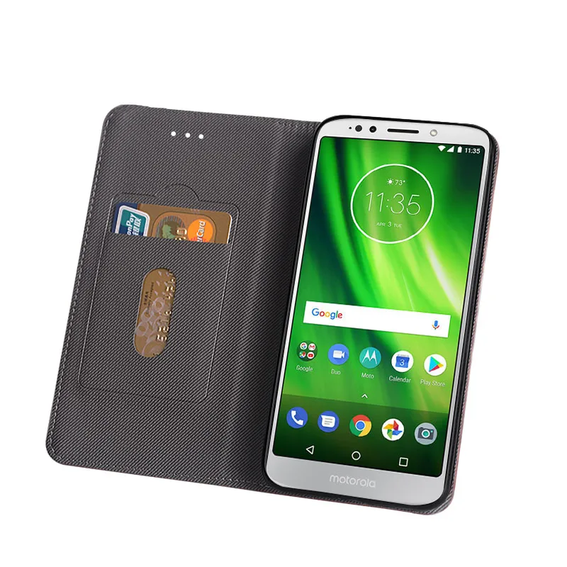 IDEWEI для Motorola Moto E5 Play чехол Роскошный кожаный флип защитный телефона | Мобильные
