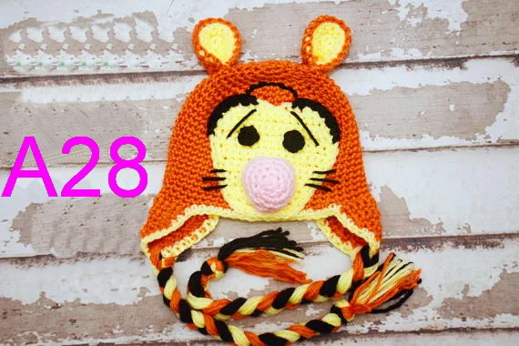 Бесплатная доставка 30 шт. с красивой девушкой совой шляпа вязание крючком
