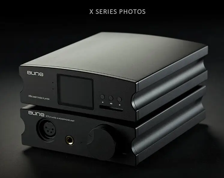 

2017 New Arrival Aune X7S HIFI Headphone Amplifier Class A Balance Output Audio AMP with Power Supply Black/Silver