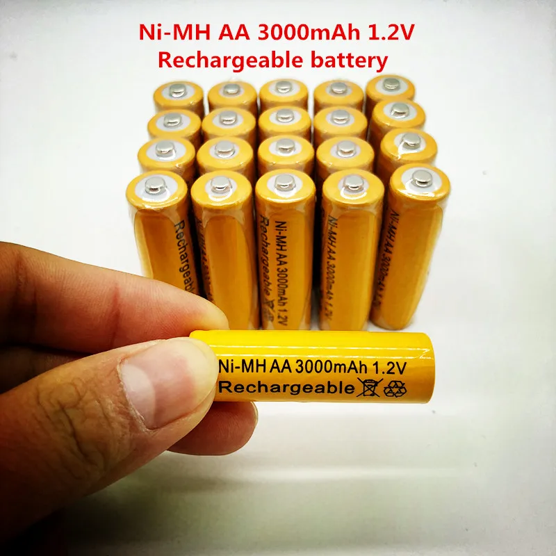 Daweikala новая AA батарея 3000 mAh аккумуляторная батарея Ni-MH 1,2 V AA батарея для часов, мышей, компьютеров, игрушек так далее