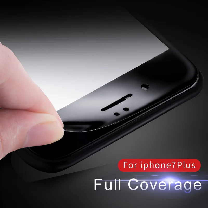Vpower для iPhone 7/ 7 plus закаленное стекло защиты экрана ультратонкая 3D мягкая боковая