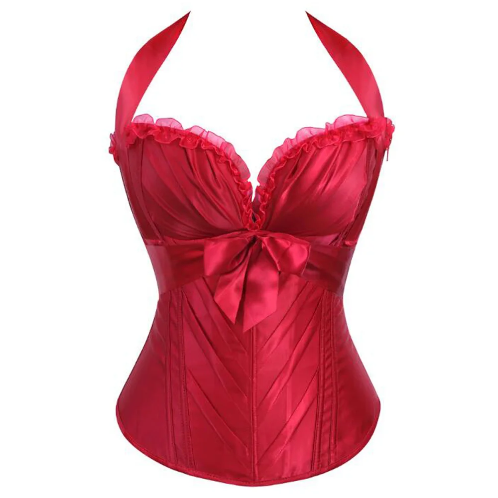 Женский черный Корсеты-бюстье Burlesque аксессуары в стиле стимпанка женский топ на