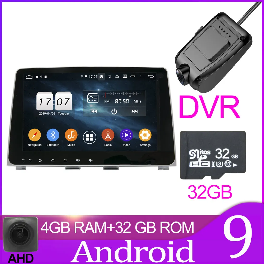 32GB With DVR Owtosin автомобильный Радио Мультимедиа Видео плеер навигация gps Android 9,0 для hyundai Sonata автомобиль 4 Гб ram 32 Гб rom - Цвет: 32GB With DVR