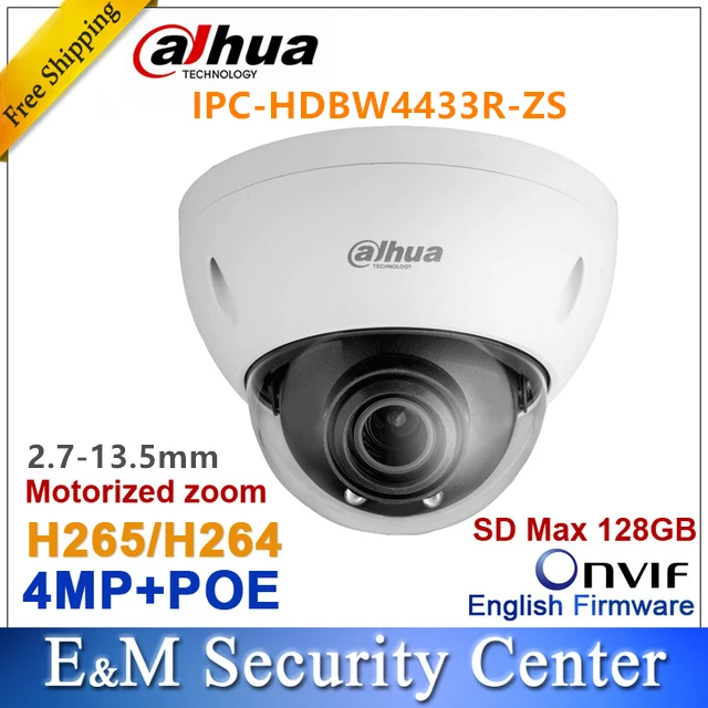Купольная камера dahua 4 МП оригинальная IPC HDBW4433R VFAS замена разъем для sd карты POE