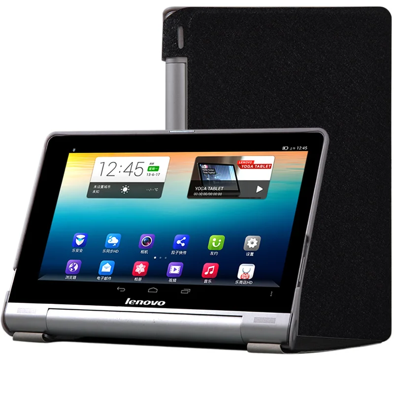 Тонкий Шелковый Чехол книжка с подставкой чехол из искусственной кожи для Lenovo Yoga