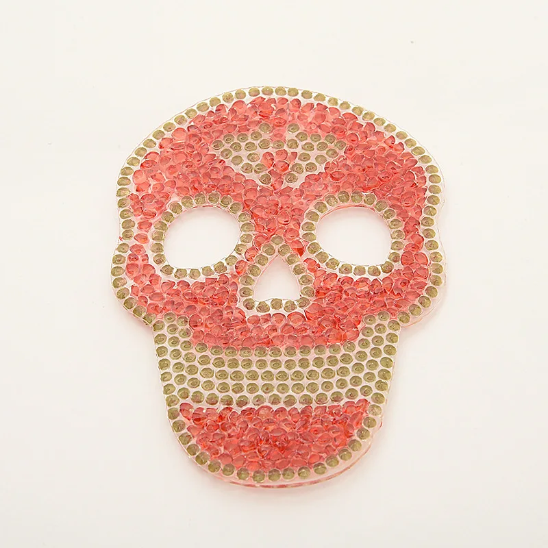 DIY высокого качества bling-bling горячего сверления Shantou череп шаблон матерчатая заплата мешок для одежды коробка