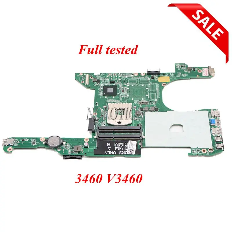 NOKOTION CN 0JK5GY JK5GY DA0V08MB6D1 материнская плата для ноутбука Dell Vostro 3460 V3460 Материнская HD4000