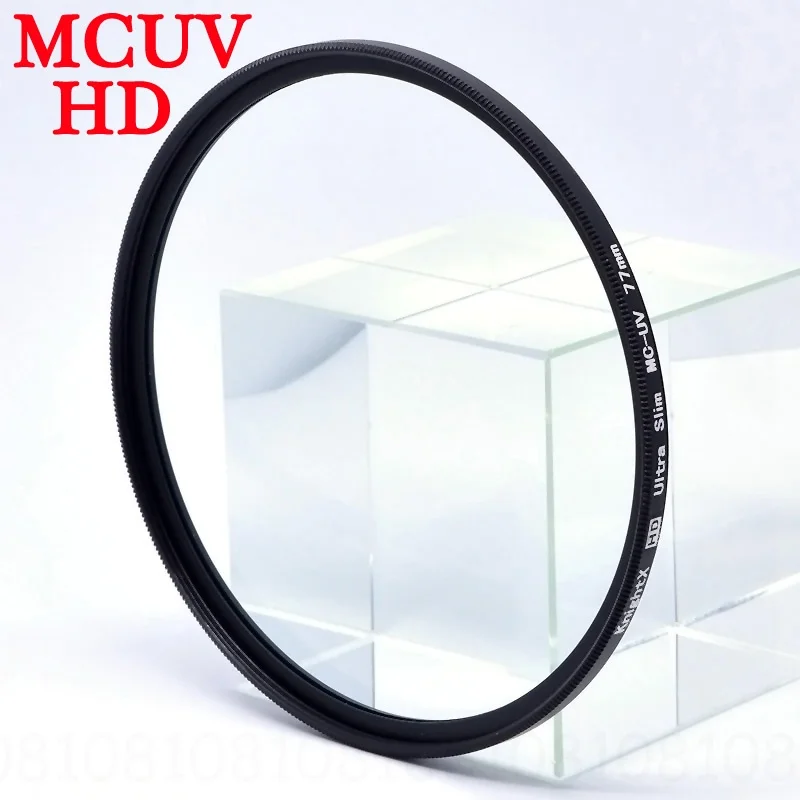 KnightX UV CPL ND Star line фильтр объектива камеры для canon sony nikon 49 мм 52 55 58 62 67 72 77 мм комплект аксессуаров светильник dslr - Цвет: HD MCUV