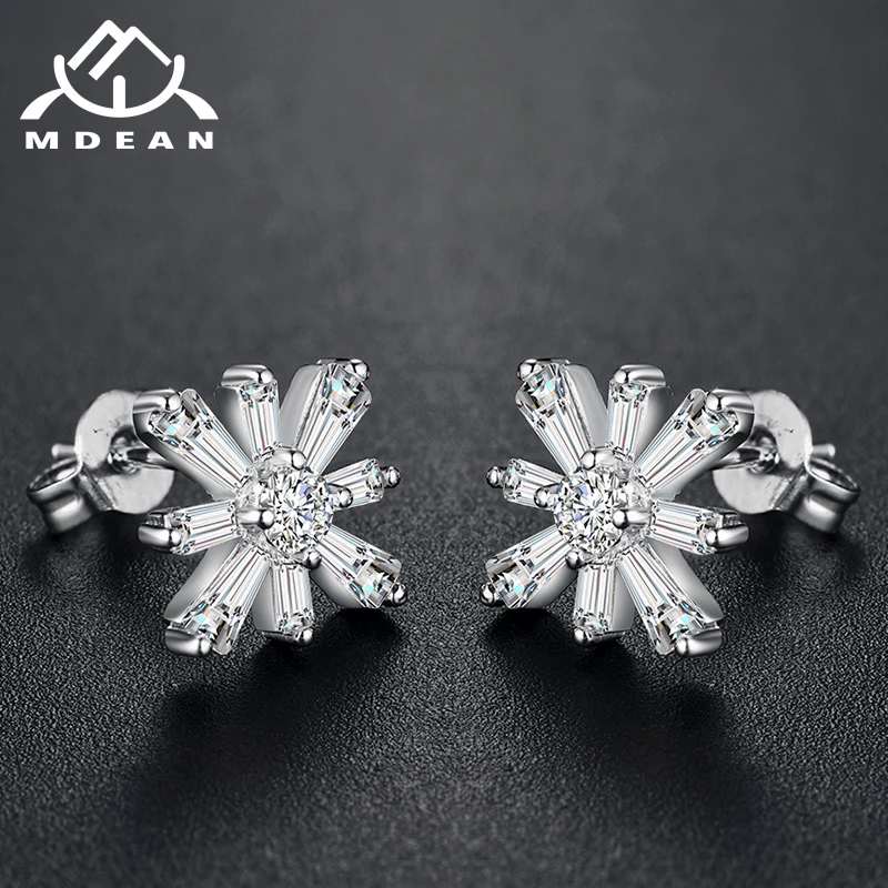 Серьги подвески MDEAN модные серьги белого и золотого цвета ювелирные изделия для