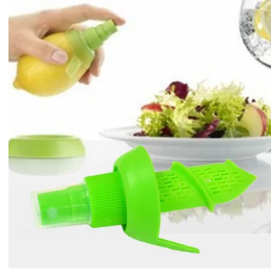 

Hot sell 100pcs/lot Lemon sprayer fruit spray Lime Citrus Sprayer Tray Orange Fruit Juice Spray kitchen tools
