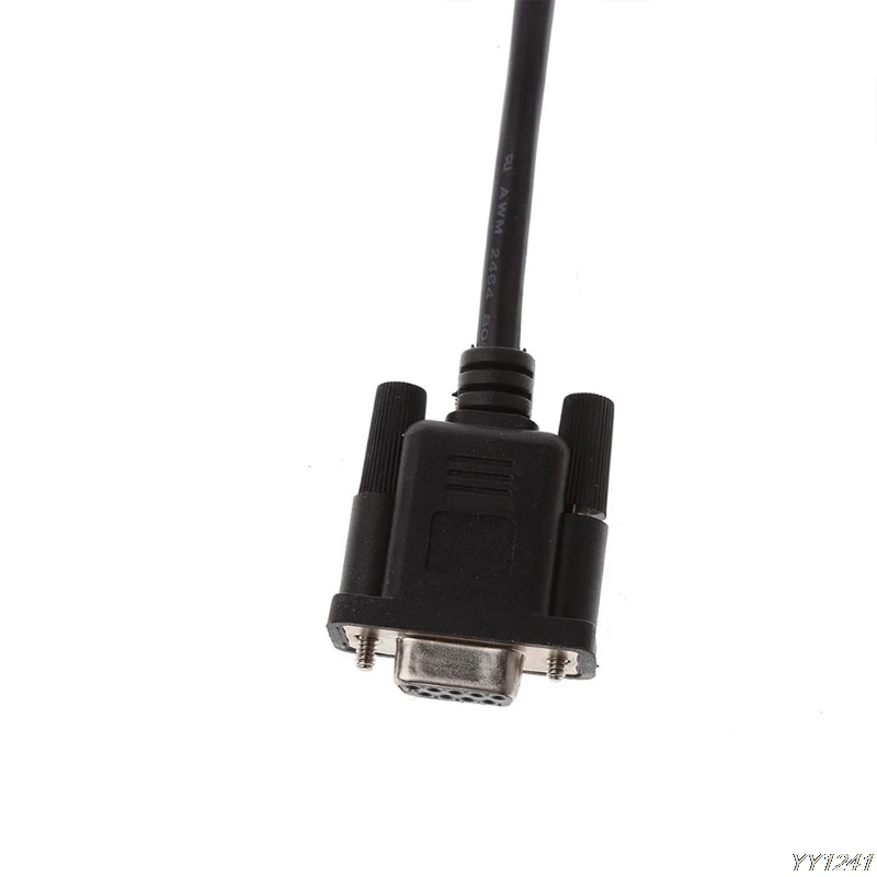 Универсальный диагностический адаптер OBD 2 16PIN DB9 RS232 кабель для автомобиля