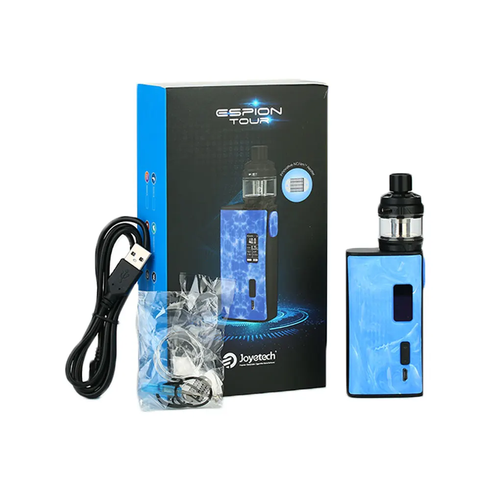 100% Original Joyetech ESPION Tour 220W TC Kit with 5ml Capacity Cubis Max Tank &amp 0.96-inch OLED Display No Battery E-cigs Vape |