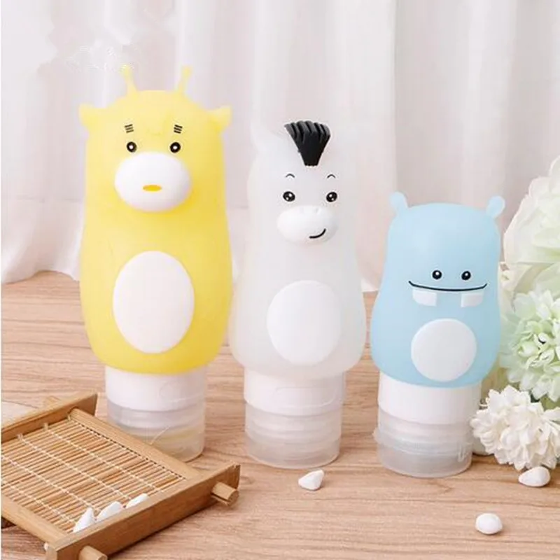 Многоразовые силиконовые бутылки для шампуня/лосьона/средства после бритья 50/70/90