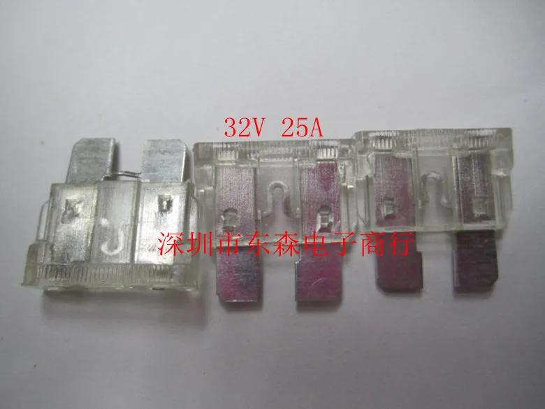 Страхование автомобиля кусок 32 В 25A автомобиль предохранитель 32V15A универсальный