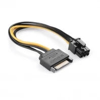 SATA 15 контактный штекер M к PCI e pcie pci Express express 6 контактная гнездовая видеокарта