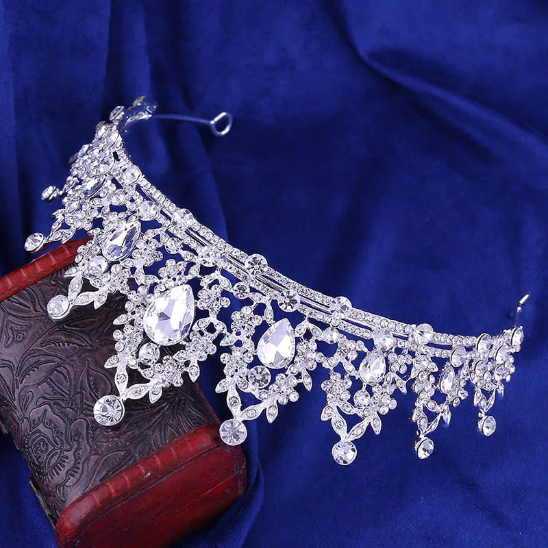 Свадебная тиара и короны для женщин корона принцессы ободок со стразами