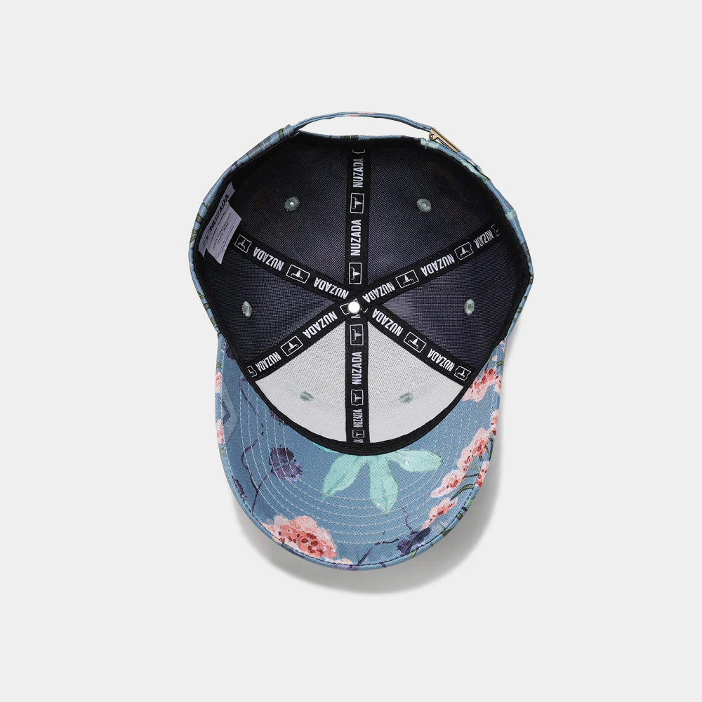 NUZADA бренд для мужчин и женщин пара печать бейсболка Snapback летние цветы качество хлопок шляпы классические модные бейсболки