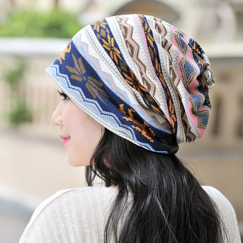 Женские шапочки 2019 облегающие шапки тюрбан шапка с цветочным принтом спортивные