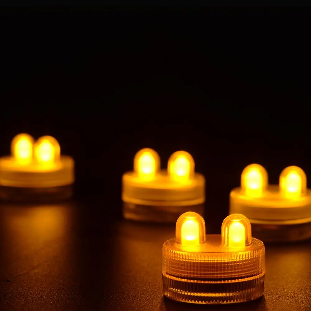 

Оптовая продажа, быстрая доставка, фестивальный декор, 100 шт., на батарейках, погружные светодиодные фонари для аквариума