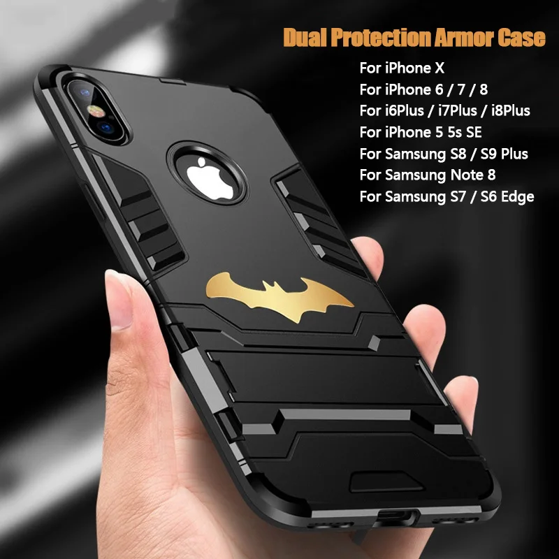 Магнитные чехлы с подставкой для iPhone 12 11 Pro Max XS XR Samsung Galaxy S10 S9 Plus Note 10 9 A30 A50