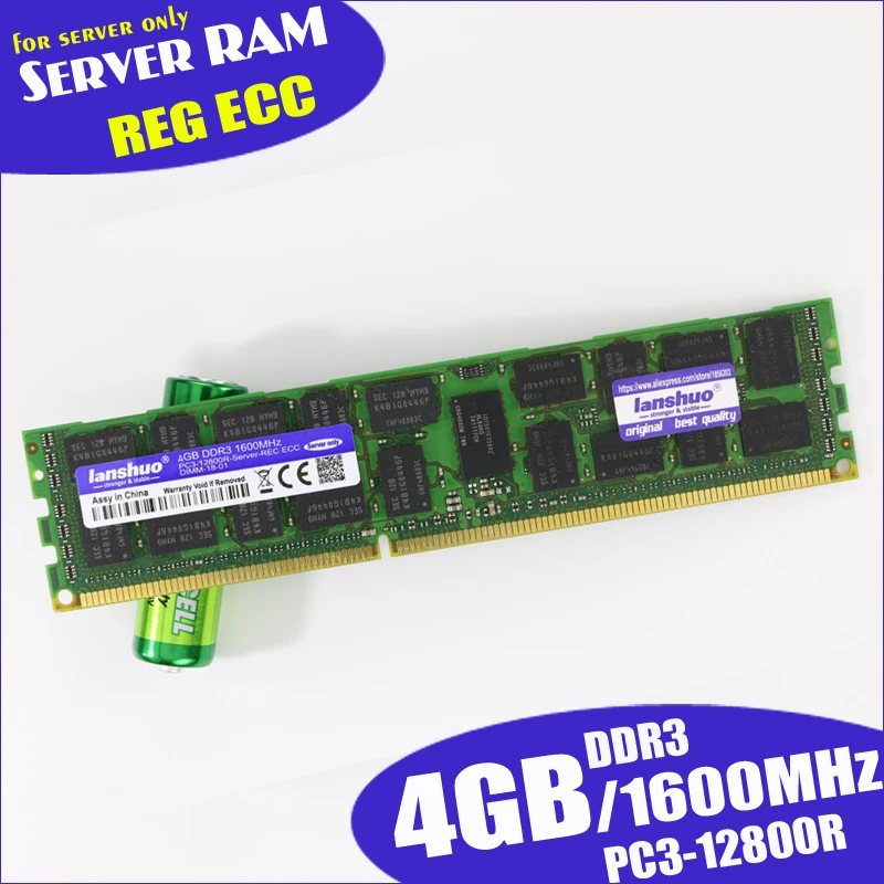 Оперативная память lanshuo для ПК 4 ГБ 8 16 DDR3 PC3 1866 МГц 1600 1333 14900 12800 10600 МГц|Оперативная