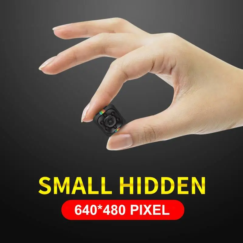 

Mini Car Dvr Camera SQ11 Camcorder CMOS 480p Night Vision Video Recorder Mini Action Cam Black