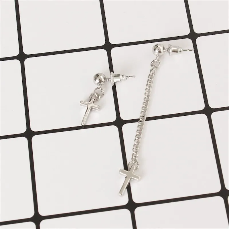 Женские ассиметричные серьги в европейском и американском стиле|european and