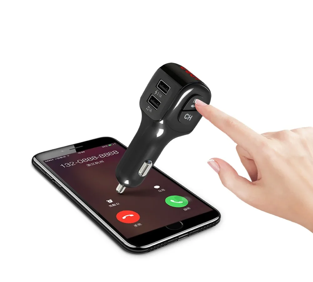 Новинка Bluetooth fm передатчик Rylybons стереозвук музыка беспроводные приемники для