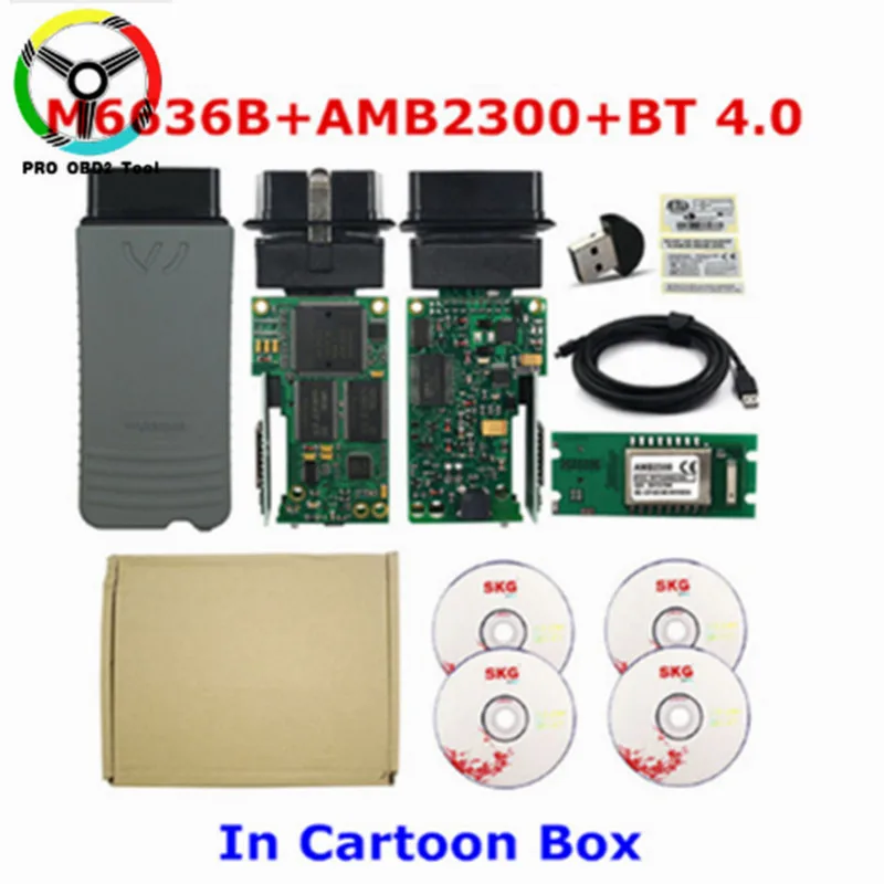 Красный ODIS V5.1.3 5054A оригинальные OKI полные чипы 5054A Bluetooth 4,0 AMB2300 5054 для V/AUDI/SKODA/SEAT - Цвет: Красный