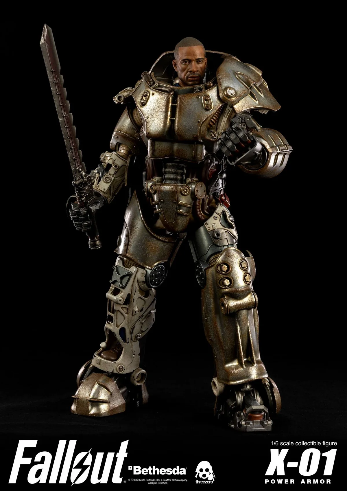 Оригинальная фигурка ThreeZero 1/6 Fallout 4 X-01, мощная броня, меха бетеста, коллекция, фигурка для фанатов, подарок на праздник