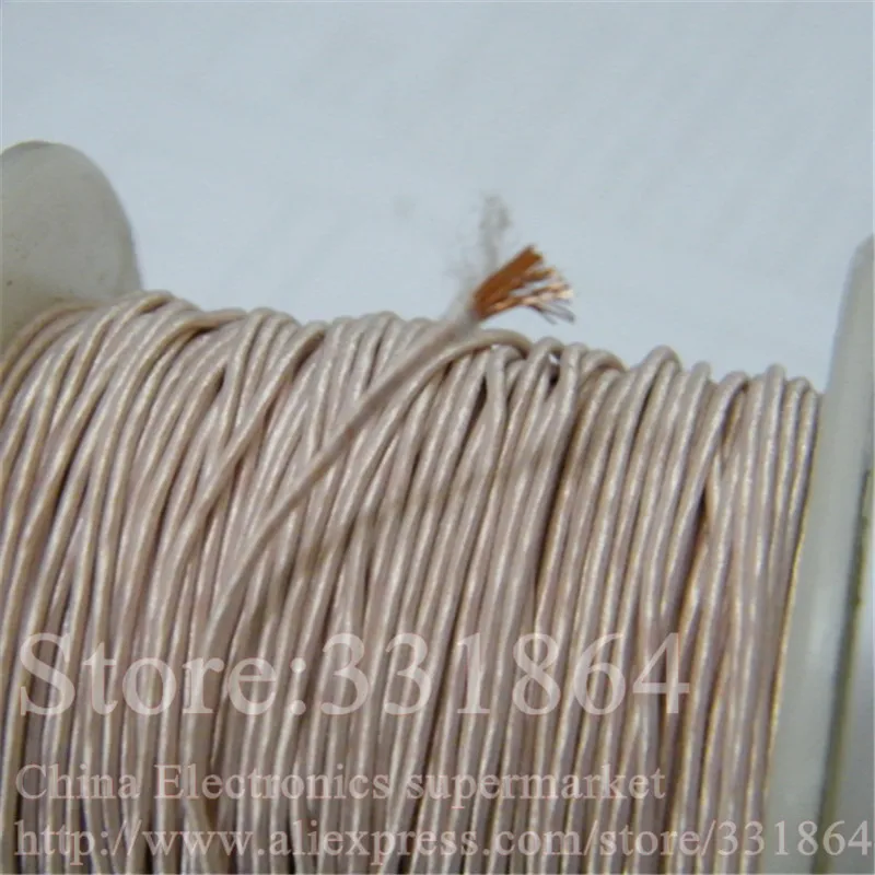

0.07x50 strands,(20m /pc) Mine antenna Litz wire,Multi-strand polyester silk envelope braided multi-strand wire
