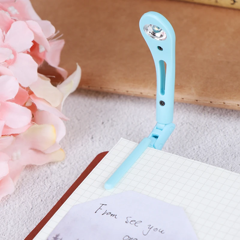 

New Hot 1pc Cute Mini Portable LED Reading Lamp Eye-protect Led Night Light Book Light With Clip