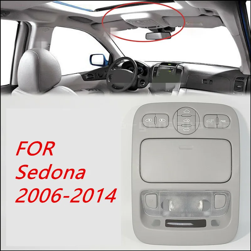 Genuine gray Overhead Console Lamp Map Sliding Doors for kia Sedone 2006- 928214D100QW