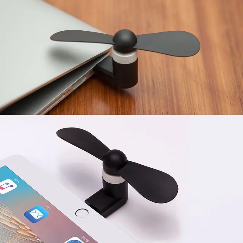 1 шт. маленький USB вентилятор для iPhone X 6 7 8 Plus iPad охлаждение сотового телефона кулер