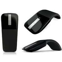 2 4ghz foldable wireless mouse folding arc touch mouse mause computer gaming mouse mice for microsoft surface pc laptop