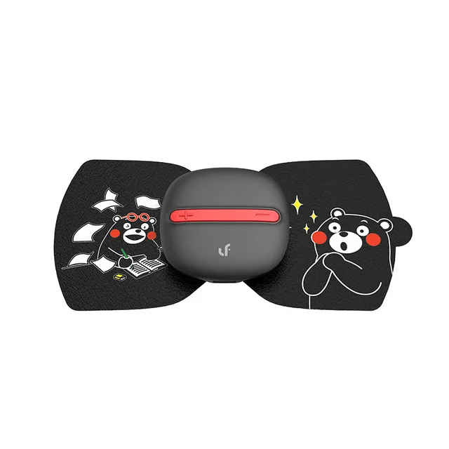 black massager Xiaomi Mijia Lefan электрическая массажная машина USB зарядка портативный стимулятор Расслабляющая машина для тела Массажная бирка и удлинитель - Комплект: black massager